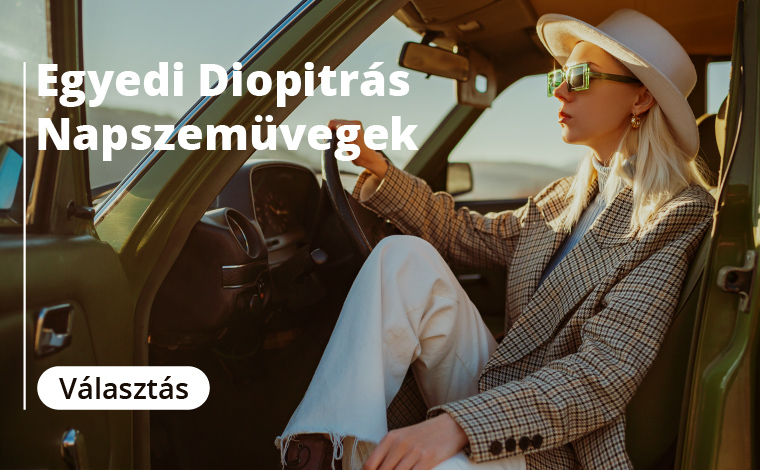 Egyedi Diopitrás Napszemüvegek