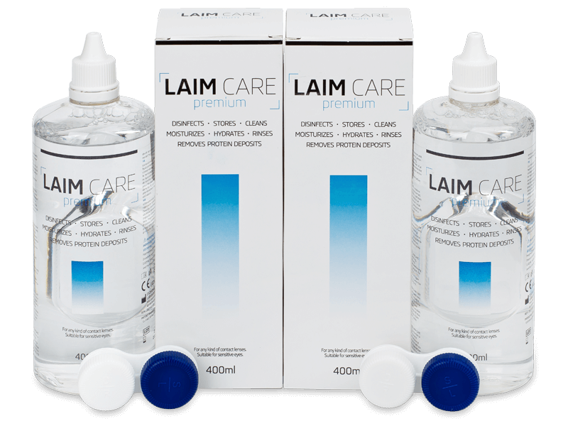 LAIM-CARE kontaktlencse folyadék 2x400ml  - Gazdaságos duo kiszerelés - ápolószer