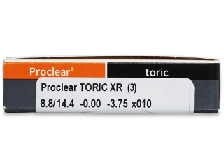 Proclear Toric XR (3 db lencse) - Paraméterek előnézete