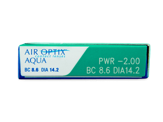 Air Optix Aqua (3 db lencse) - Paraméterek előnézete