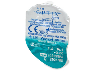 Air Optix Aqua (3 db lencse) - Buborékcsomagolás előnézete