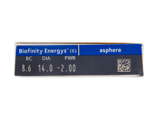 Biofinity Energys (6 lencse) - Paraméterek előnézete