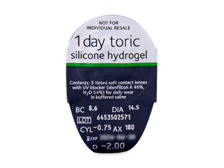 MyDay daily disposable toric (30 db lencse) - Buborékcsomagolás előnézete