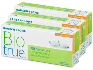 Biotrue ONEday for Astigmatism (90 lencse) - Tórikus kontaktlencsék