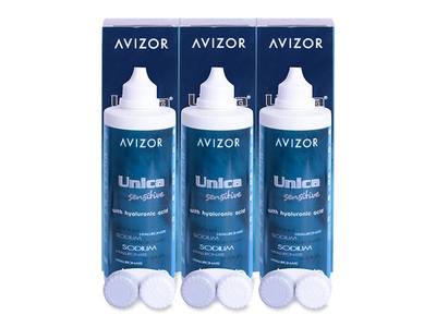 Avizor Unica Sensitive kontaktlencse folyadék 3 x 350 ml