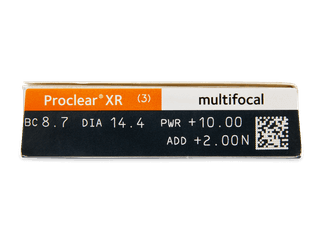 Proclear Multifocal XR (3 db lencse) - Paraméterek előnézete