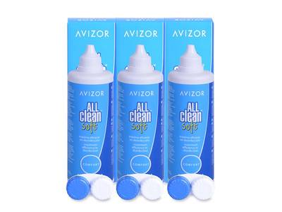 Avizor All Clean Soft kontaktlencse folyadék 3 x 350 ml