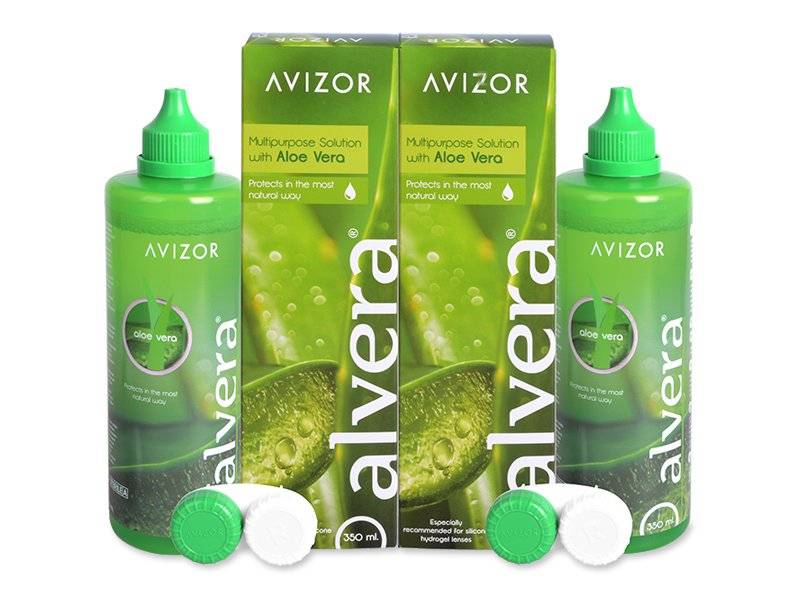 Alvera kontaktlencse folyadék 2x 350 ml - Gazdaságos duo kiszerelés - ápolószer