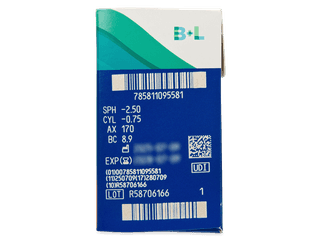 PureVision 2 for Astigmatism (6 db lencse) - Paraméterek előnézete