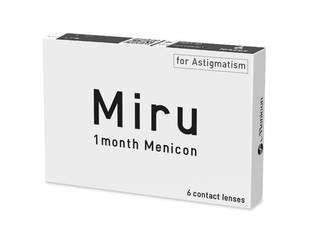 Miru 1 Month Menicon toric (6 lencse) - Korábbi csomagolás
