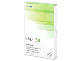 Clear 58 (6 db lencse) - Korábbi csomagolás