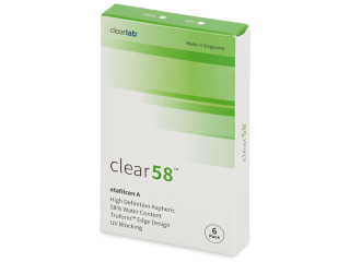 Clear 58 (6 db lencse) - Kétheti kontaktlencse