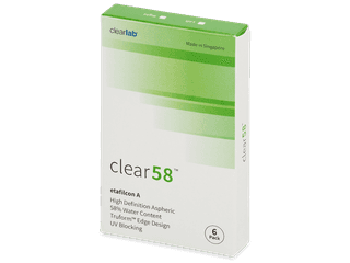 Clear 58 (6 db lencse) - Kétheti kontaktlencse