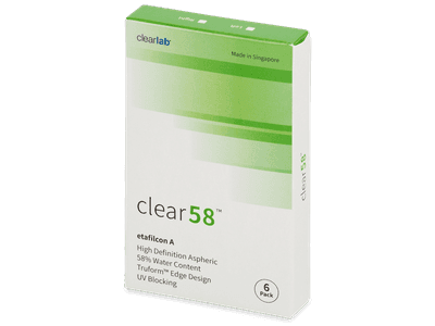 Clear 58 (6 db lencse)