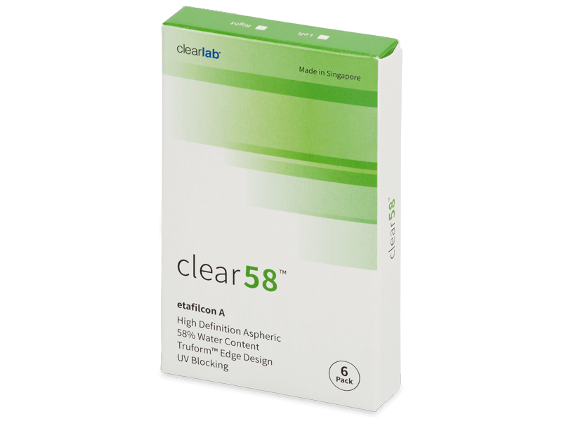 Clear 58 (6 db lencse) - Kétheti kontaktlencse