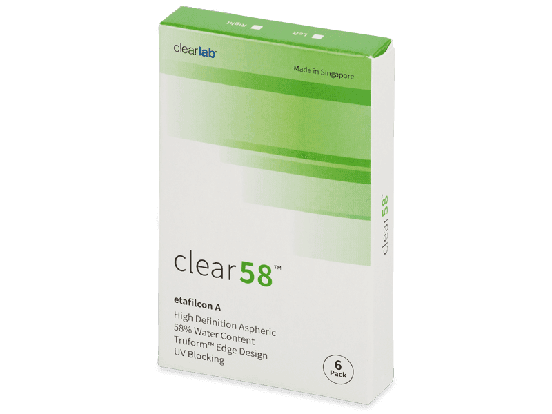 Clear 58 (6 db lencse) - Kétheti kontaktlencse
