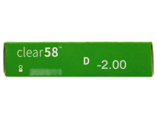 Clear 58 (6 db lencse) - Paraméterek előnézete