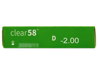 Clear 58 (6 db lencse) - Paraméterek előnézete