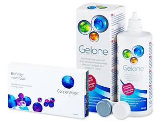 Biofinity Multifocal (3 db lencse) + 360 ml Gelone ápolószer