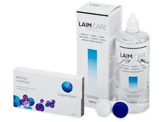 Biofinity Multifocal (3 db lencse) + 400 ml Laim-Care ápolószer