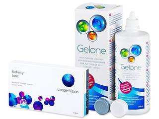 Biofinity Toric (3 db lencse) + 360 ml Gelone ápolószer