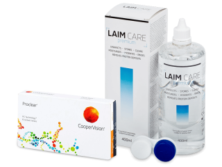 Proclear Compatibles Sphere (6 db lencse) + 400 ml Laim-Care ápolószer