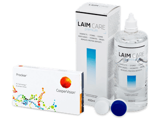 Proclear Compatibles Sphere (6 db lencse) + 400 ml Laim-Care ápolószer