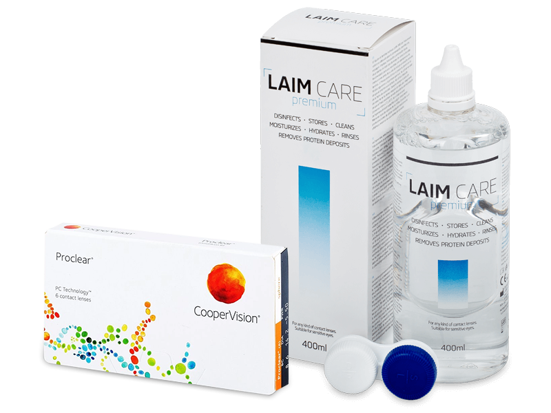 Proclear Compatibles Sphere (6 db lencse) + 400 ml Laim-Care ápolószer - Kedvezményes csomag
