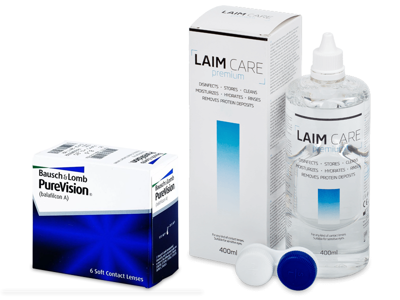 PureVision (6 db lencse) + 400 ml Laim-Care ápolószer - Kedvezményes csomag