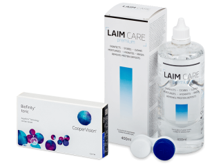 Biofinity Toric (3 db lencse) + 400 ml Laim-Care ápolószer