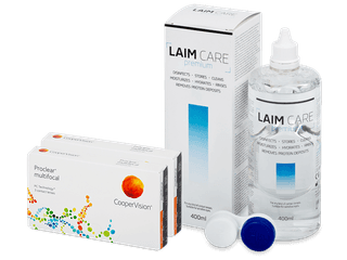 Proclear Multifocal (2x3 db lencse) + 400 ml Laim-Care ápolószer