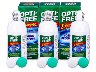 OPTI-FREE Express kontaktlencse folyadék 3 x 355 ml  - Korábbi csomagolás