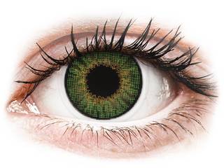 Air Optix Colors - Green - dioptria nélkül (2 db lencse)