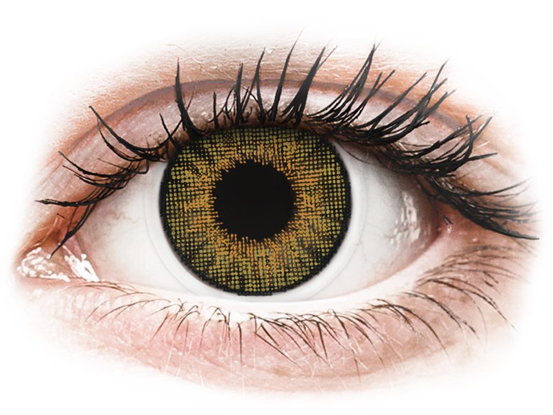 Air Optix Colors - Pure Hazel - dioptriával (2 db lencse) - Coloured contact lenses