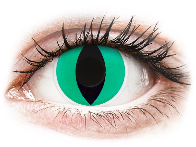 ColourVUE Crazy Lens - Anaconda - dioptria nélkül (2 db lencse) - Coloured contact lenses