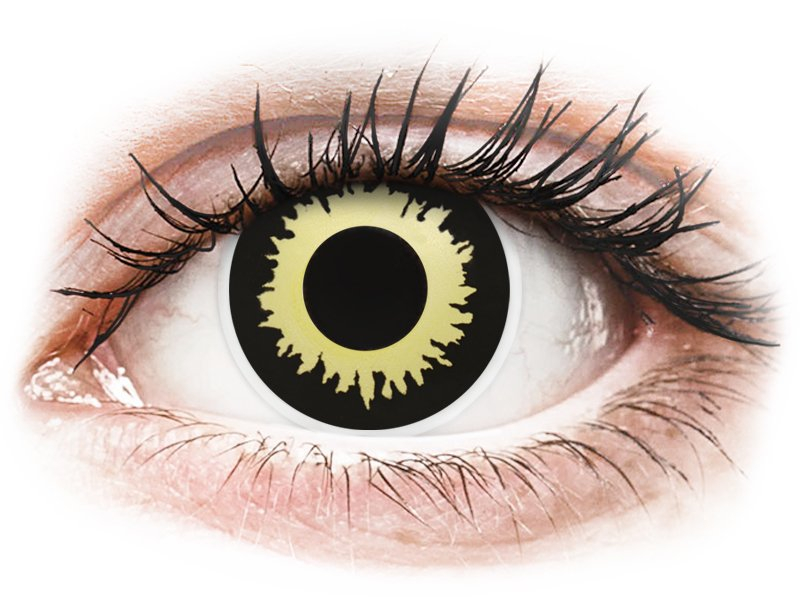 ColourVUE Crazy Lens - Eclipse - dioptria nélkül (2 db lencse) - Coloured contact lenses