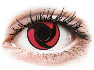 ColourVUE Crazy Lens - Mangekyu - dioptria nélkül (2 db lencse) - Coloured contact lenses