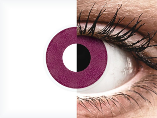 ColourVUE Crazy Lens - Purple - dioptria nélkül (2 db lencse)