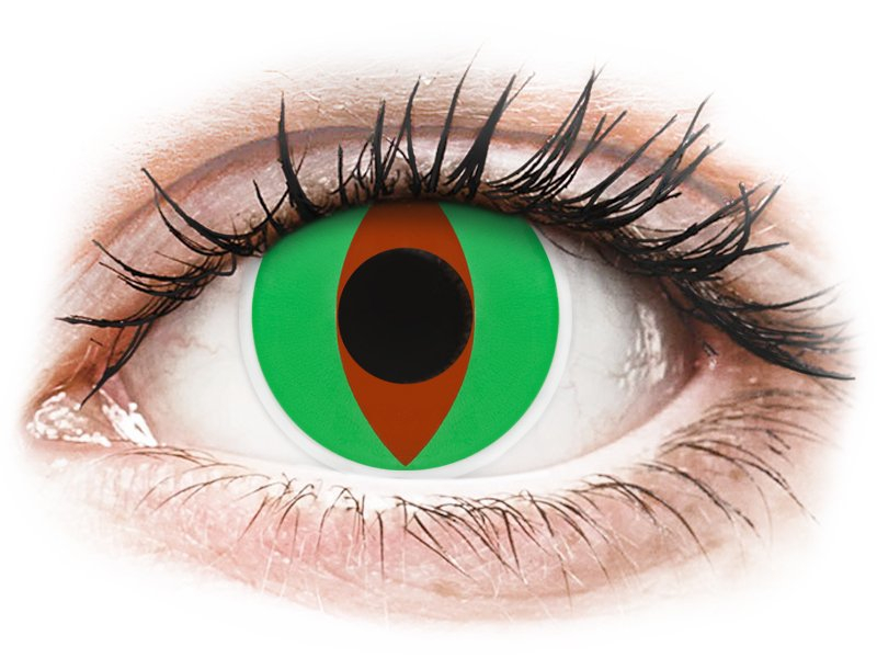 ColourVUE Crazy Lens - Raptor - dioptria nélkül (2 db lencse) - Coloured contact lenses