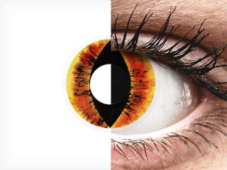 ColourVUE Crazy Lens - Saurons Eye - dioptria nélkül (2 db lencse)