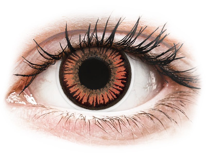 ColourVUE Crazy Lens - Vampire - dioptria nélkül (2 db lencse) - Coloured contact lenses