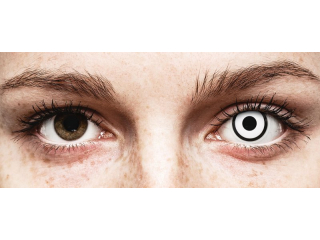 ColourVUE Crazy Lens - White Zombie - dioptria nélkül (2 db lencse)