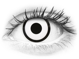 ColourVUE Crazy Lens - White Zombie - dioptria nélkül (2 db lencse)