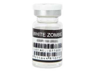 ColourVUE Crazy Lens - White Zombie - dioptria nélkül (2 db lencse) - Buborékcsomagolás előnézete