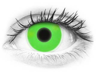 ColourVUE Crazy Glow Green - dioptria nélkül (2 db lencse)