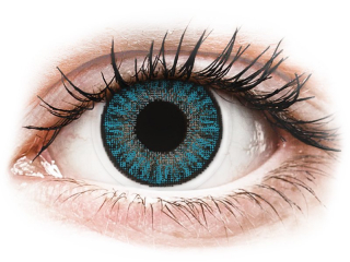 TopVue Color - Blue - dioptriával napi lencsék (10 db lencse) - Coloured contact lenses
