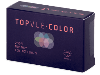 TopVue Color - Brown - dioptriával (2 db lencse) - Coloured contact lenses