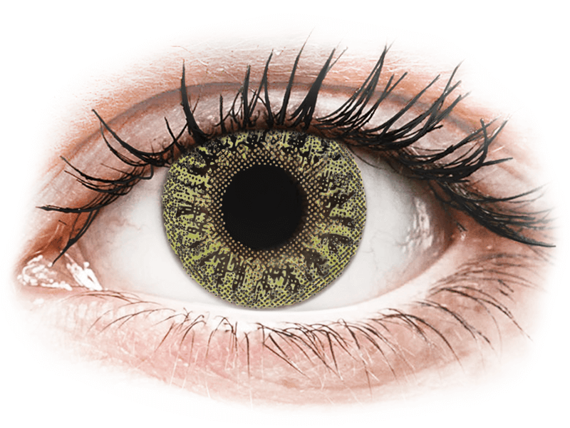 TopVue Color - Green - dioptriával (2 db lencse) - Coloured contact lenses