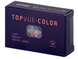 TopVue Color - True Sapphire - dioptriával (2 db lencse) - Coloured contact lenses