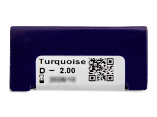 TopVue Color - Turquoise - dioptriával (2 db lencse) - Paraméterek előnézete